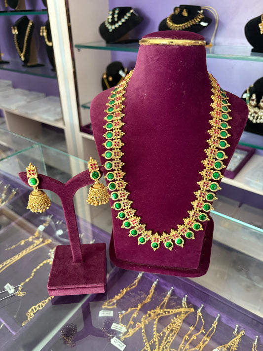 JL10066011 Long Palakka necklace jewellery