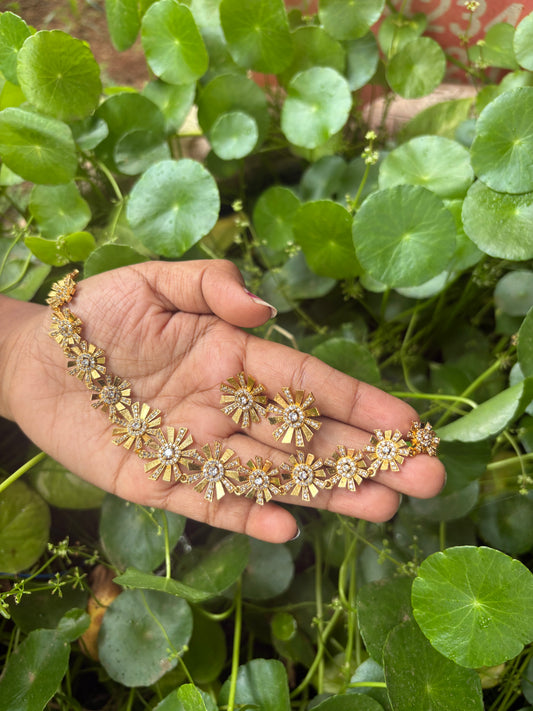 JL10058511 Flowers necklace JEWELLERY