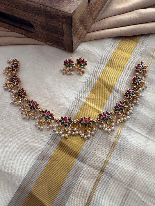 JL50036022 Cute Lotus necklace JEWELLERY