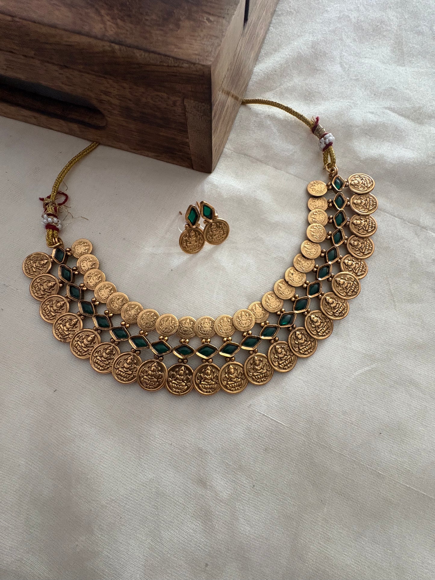 JL20058022 Mini Double Coin necklace