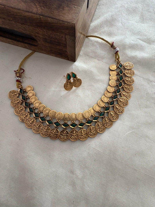 JL20058022 Mini Double Coin necklace