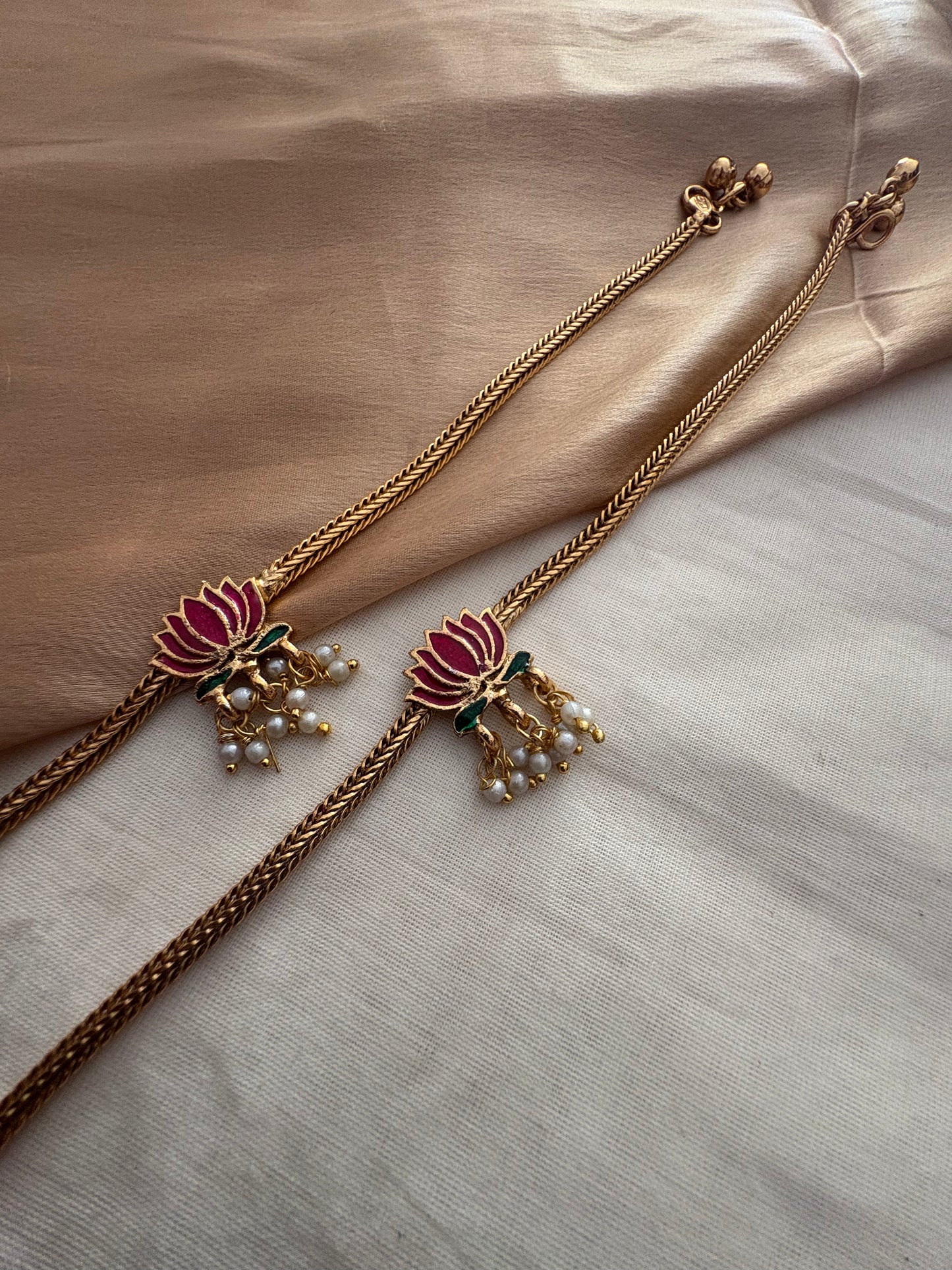 JL20039022 Lotus anklet JEWELLERY
