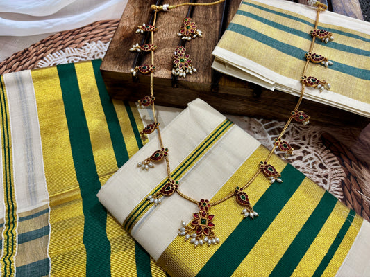 Jl07-nikhila Vimal inspired  neck set jewellery
