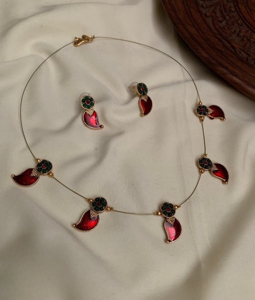 NC 23 invisible  neck set jewellery